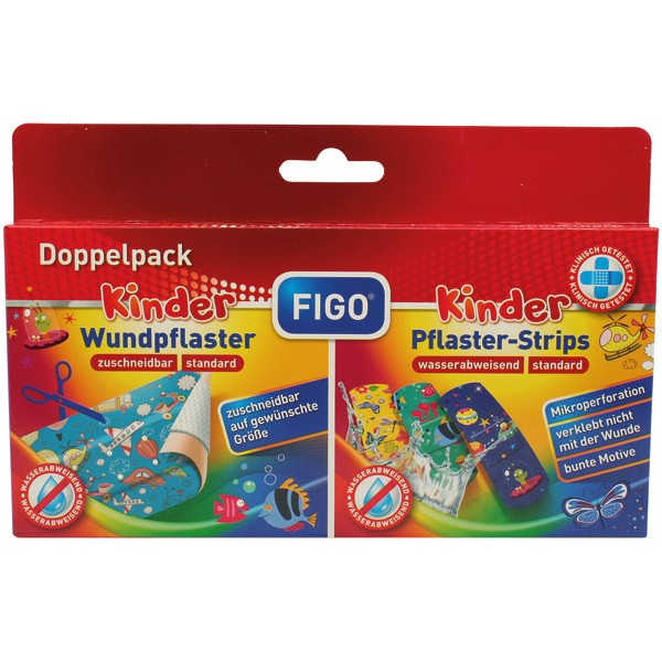 Bandage Double Pack Kids 50x6cm + Strips 10pcs