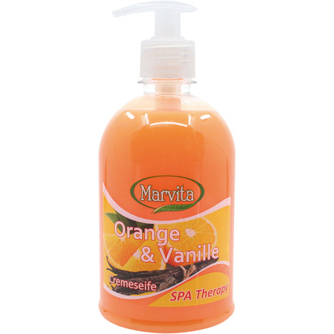 Seife flüssig Marvita 500ml Orange & Vanille