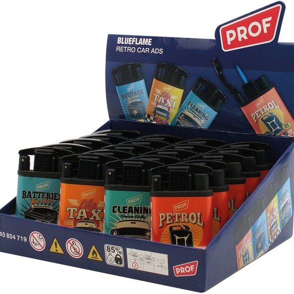 Lighter electric Jet Flame Car ADS assorted