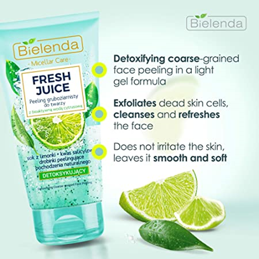 FRESH JUICE - Detoxifying coarse-grained scrub lime 150 g