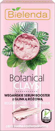 BOTANICAL CLAYS vegan serum booster with pink clay 30 ml