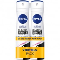 Nivea Deo Spray 2x150ml Invisible for Black&White Nivea Deo Spray 2x150ml Invisible for Black&White