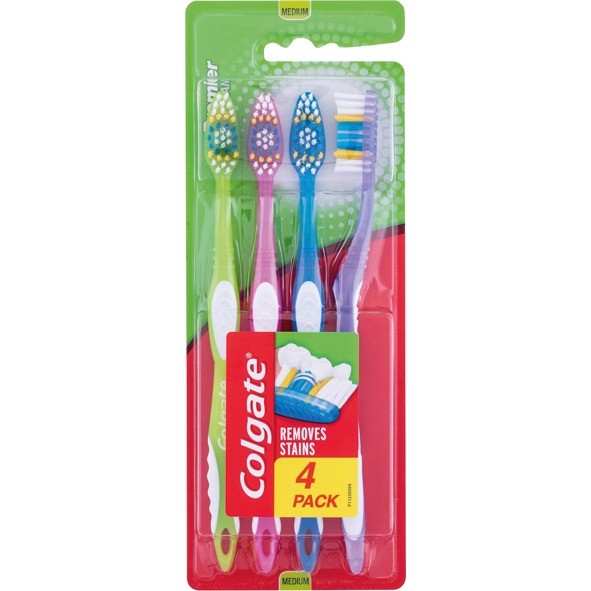 Toothbrush COLGATE Premium Clean Medium 4-Pack