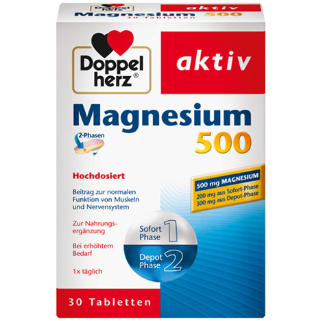 Doppelherz Magnesium 500 2-phase 30 tabs