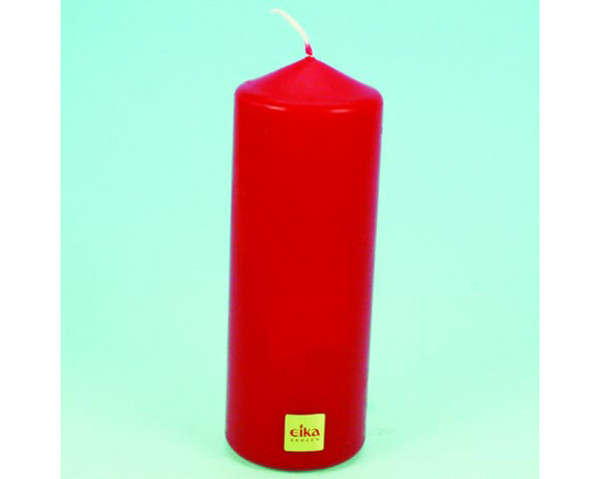 Pillar candle 150mm x 58mm red