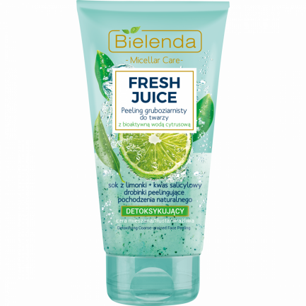 FRESH JUICE - Detoxifying coarse-grained scrub lime 150 g