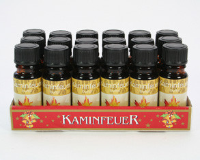 Duftöl 10ml Kaminfeuer in Glasfl. im 18er Tray