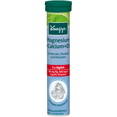 Kneipp Magnesium + Calcium 20 fizzy tab