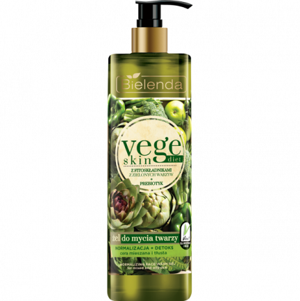 VEGE SKIN DIET Face cleansing gel for mixed and greasy skin 200g