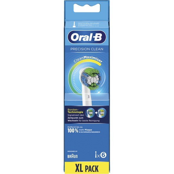 Oral B Aufsteckzahnbürsten Precision Clean 6er