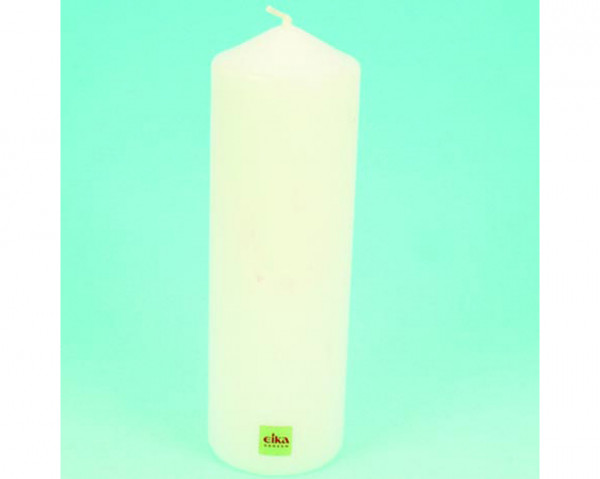 Pillar candle 200mm x 68mm white