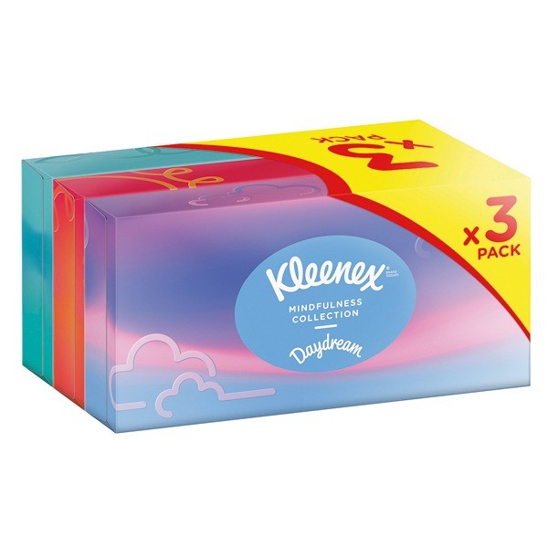 Kleenex Kosmetiktücher Trio-Box 3x70