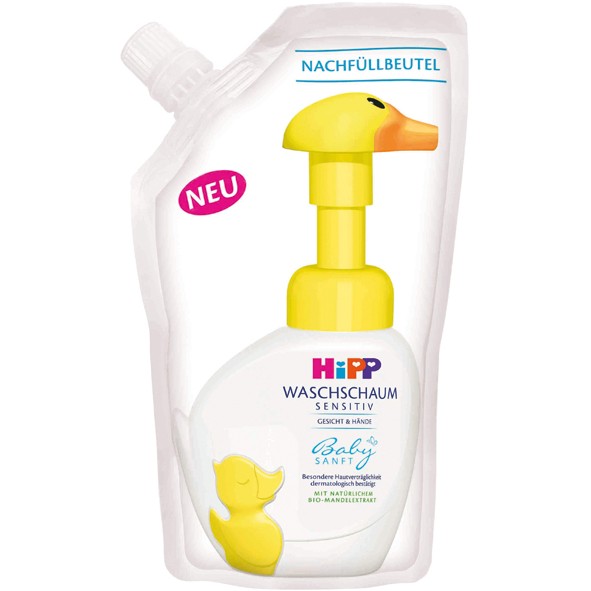 Hipp Babysanft Washfoam 250ml refill