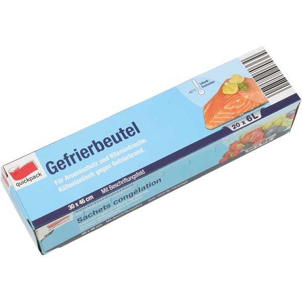 Gefrierbeutel 6L, 20Stk 30x46cm