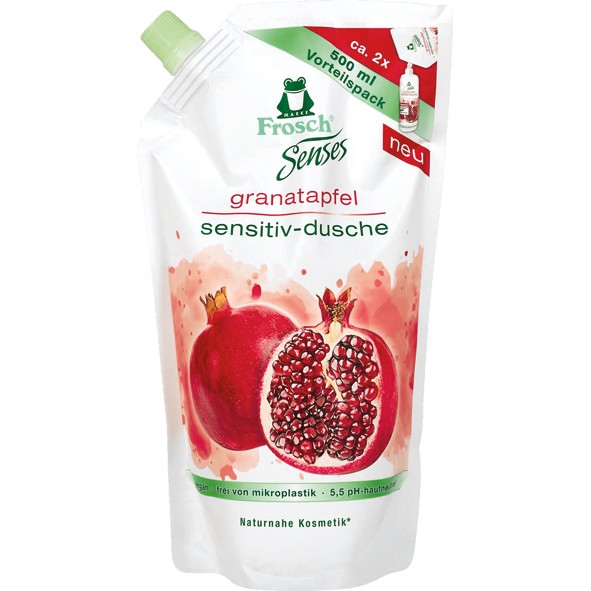 Frosch Dusche 500ml Granatapfel Nachfüllbeutel