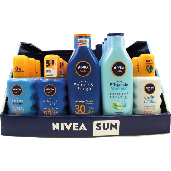 Nivea Sun 16er Sortimentskarton 3fach sortiert