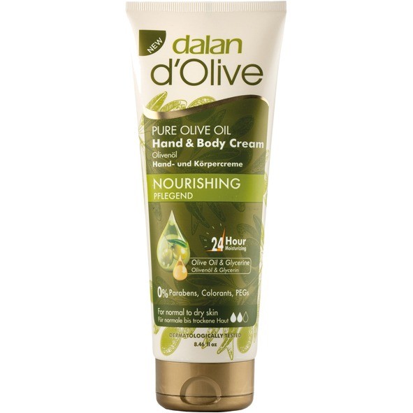 Dalan d'Olive Hand- & Bodycreme 250ml in Tube
