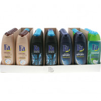 Fa Shower 250ml 42pc display 8 asstd Fa Shower 250ml 42pc display 8 asstd