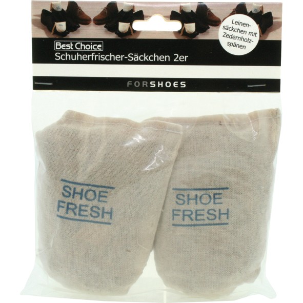 Shoe Scent 2pcs bags with cedar wood shavings