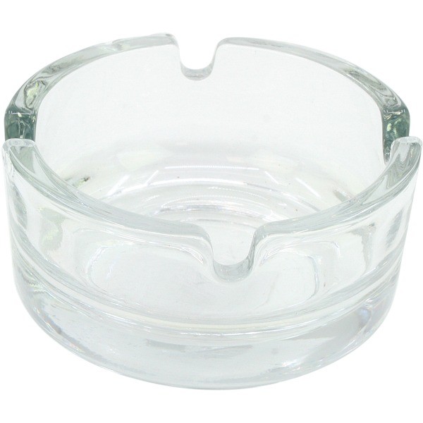 Aschenbecher Glas klein 7x3,5cm transparent