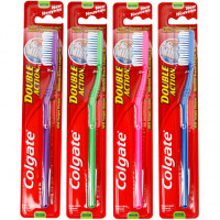 Zahnbürste COLGATE Double Action medium 18cm, Zahnbürste COLGATE Double Action medium 18cm,