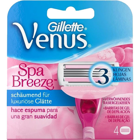 Gillette Women Venus Breeze SPA 4pc blades