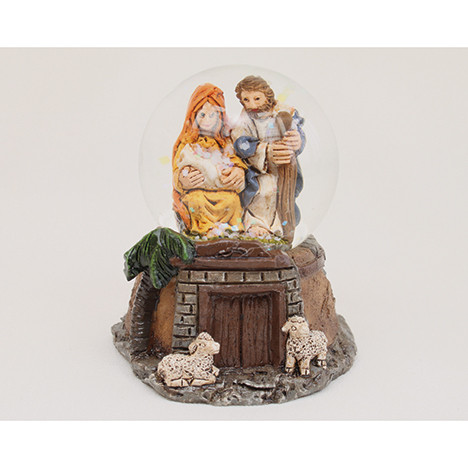 Snow globe real glass 7,5x6cm