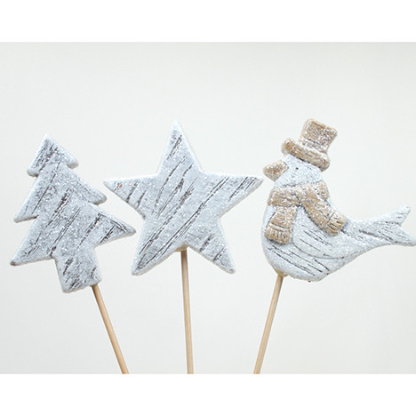 Noble star, bird or tree 24x8x2cm