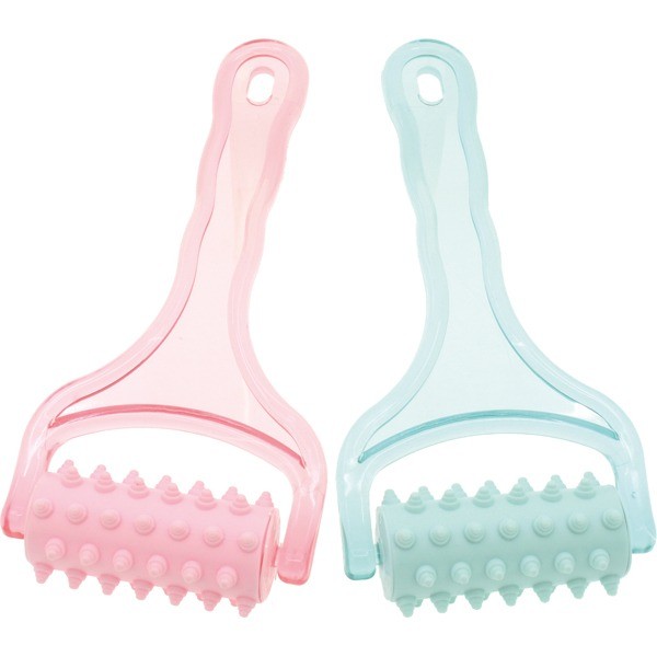 Massage Roller 18x9cm pink & turquoise assorted