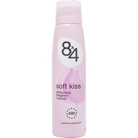 8x4 Deo Spray 150ml Soft Kiss