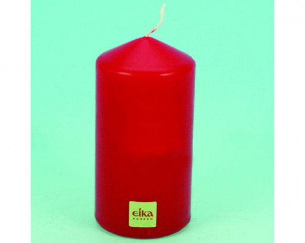 Pillar candle 120mm x 58mm red