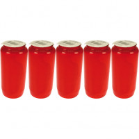 Grablicht Öllicht Nr 7 rot 5er Pack Grablicht Öllicht Nr 7 rot 5er Pack