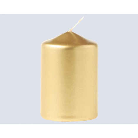 EIKA pillar candle gold-coloured 80/60mm