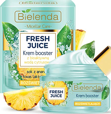 FRESH JUICE Illuminating face cream booster with bioactive citrus water pineapple 50 ml