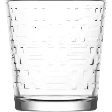 Glas Trinkglas 295ml, mit Struktur