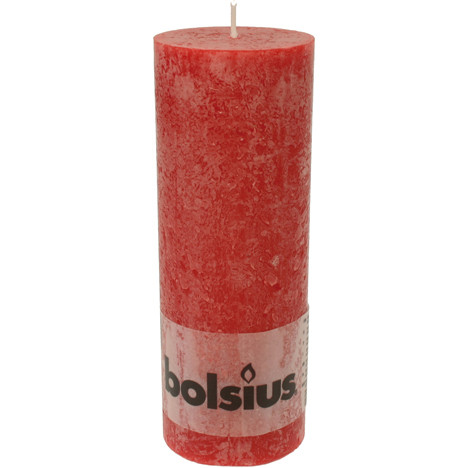 RUSTIK Cheroot Candle 190x68 red