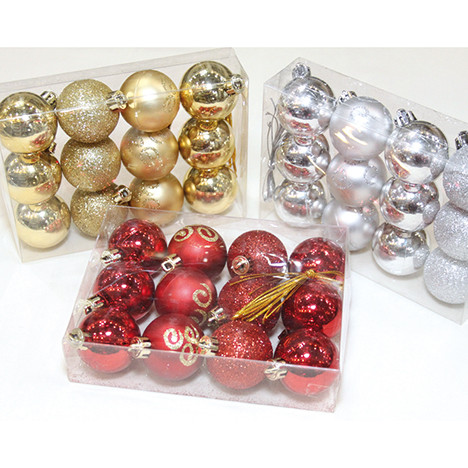 Ballassortment 12er set, each 4cm, in PVC box