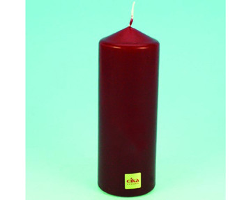 Pillar candle 150 mm x 58 mm bordeaux