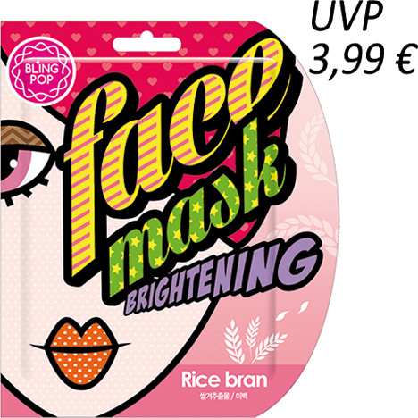 BLING POP Rice Bran Brightening Mask