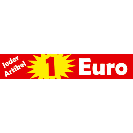 Sticker 1EURO 29x5.5cm