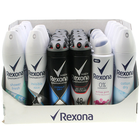 Rexona deodorant spray 150ml 30cs Mix