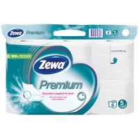 Zewa Premium Toilettenpapier 5-lagig 6x110 Blatt Zewa Premium Toilettenpapier 5-lagig 6x110 Blatt