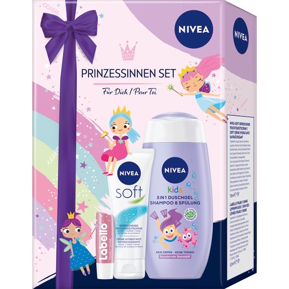 Nivea GP 'Happy Balance' Dusch 250ml+Labello