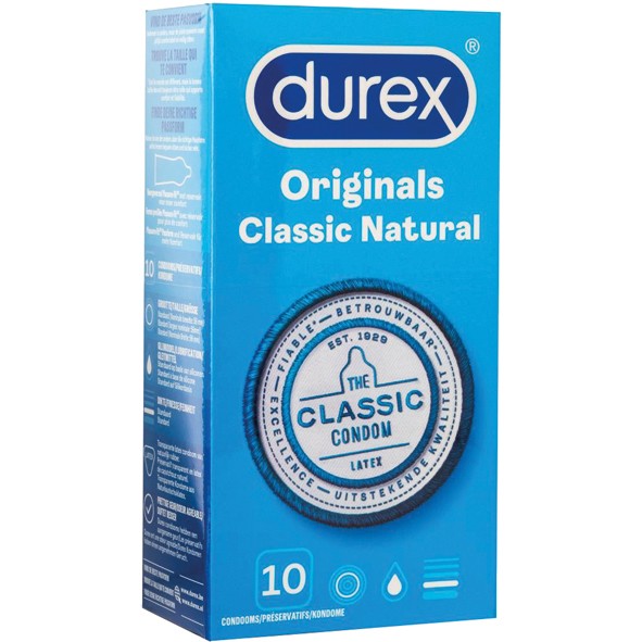 Durex condom 10pcs classic natural
