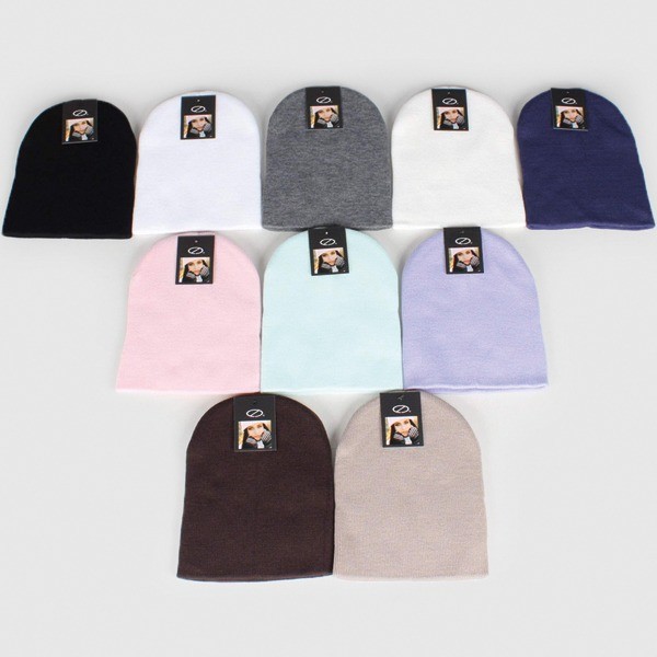 Winter Women Beanie Uni 10fold assorted