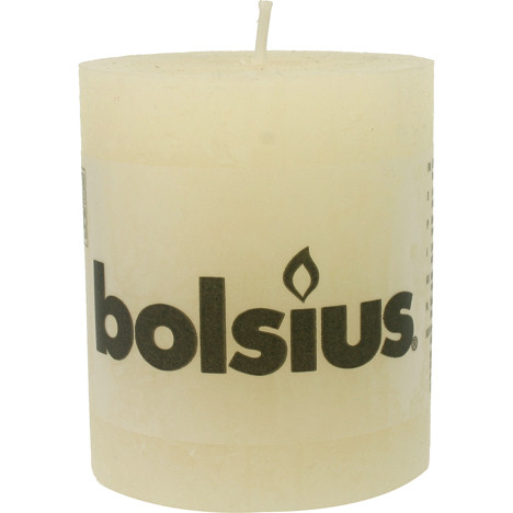 RUSTIK Cheroot Candle 80x68 ivory