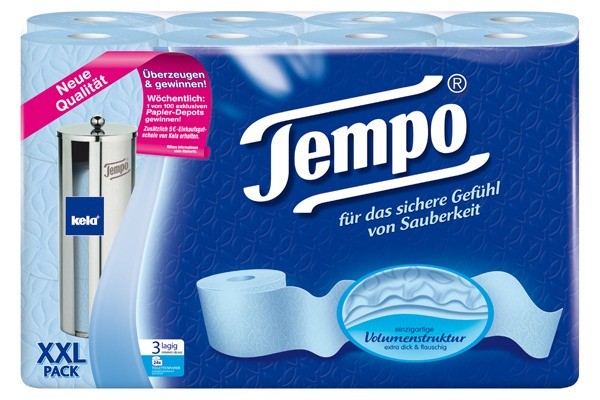 Tempo Tissues natural&soft 84's mixed Display