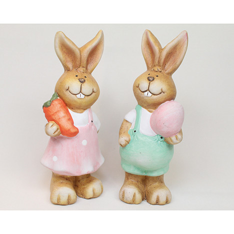 Bunny XL 15x6cm with egg or carrot and great face