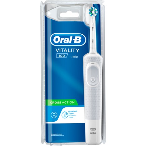 Oral B Zahnbürste Vitality 100 CrossAction white