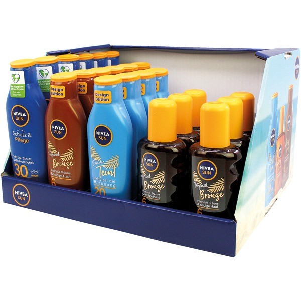 Nivea Sun 22er Sortimentskarton 4fach sortiert